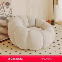 Mini Nordic Bean Bags Sofas Single Simple Mid Century Lounge Bean Bags Sofa Round Scratch Protector Puffs Asiento Room Furniture