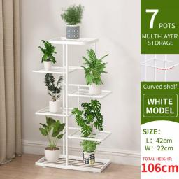 Plant Stand Stand For Flowers Iron 6/7/8Layers Plant Shelf Plant Organizer Storage Plant Holder Display Stand Garden Decoration