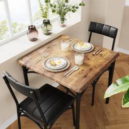 Dinning Tables Sets Kitchen Table And Chairs For 2 With Upholstered Chairs Dining Chair Dining Room Set Rustic Brown Apartment