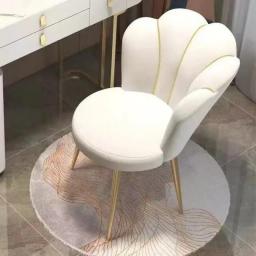 1PCS Nordic Dressing Chair Designer Home Designer Armchair Living Room With Backrest Fashion Fauteuil Salon Household Essentials
