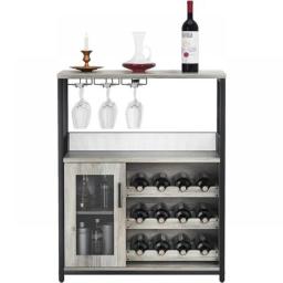 Crystal Showcase Furniture Wine Bar Cabinet With Removable Wine Racks And 1 Drawer Whiskey Display Cases Freezer Brewer Armoire