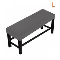 Sofa Stool Furniture Protective Cover Elastic Home Full Coverage Dining Room Bench Cover Washable Anti Dust Slipcover Breathable