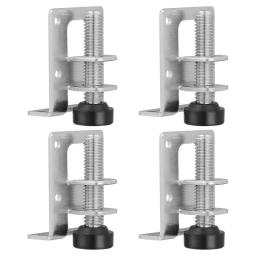 DOITOOL 4pcs Leveling Feet Heavy Duty Furniture Levelers Duty Leveling Feet Adjustable Leveler Legs For Cabinet Table Workbench