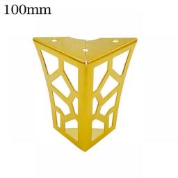 Metal Furniture Legs Hollow Out 1.2mm 4 Pcs Cabinet Gold/ Black/ Silver Modern Cabinet Stands Feet Replacement