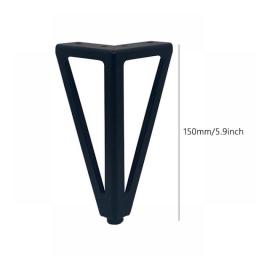 4pcs Height 15cm Legs For Furniture Metal Thickened Iron Sofa TV Cabinet Feet Bathroom Cabinet Bed Coffee Table Replacement Legs