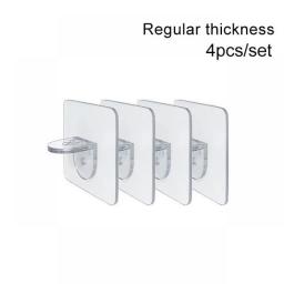 4/10pcs Adhesive Shelf Support Pegs Shelf Support Adhesive Pegs Closet Cabinet Shelf Support Clips Wall Hangers Strong Holders