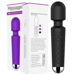Electric Massager For Women Powerful 20 Vibration Modes Neck Shoulder Back Body For Sport Recovery Muscle Aches Massage Stick