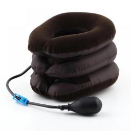 3 Layers Neck Massager Corrector Collar Relief Air Inflatable Cervical Vertebra Therapy Traction Soft Brace Pain Relief Pillow