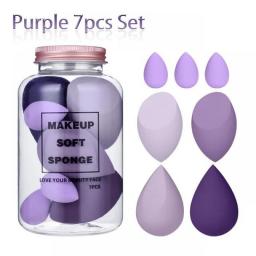 6/7Pcs Makeup Sponge Set Cosmetic Puff Cream Concealer Foundation Powder Dry And Wet Make Up Blender Women Make Up Accessories