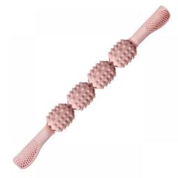 Four-wheel Yoga Massage Roller Bar Trigger Point Body Massage Anti-cellulite Slimming Muscle Roller To Relieve Pressure Massager