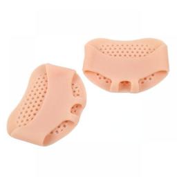 2pcs Silicone Metatarsal Pads Toe Separator Pain Relief Elastic Foot Pads Orthotics Foot Massage Insoles Forefoot Socks