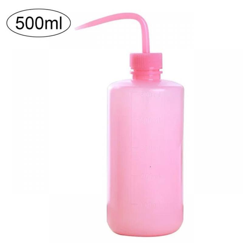 250/500ml Tattoo Washing Clean Squeeze Bottle Eyelash Extension Cleaning Laboratory Measuring Bottles Plastic Makeup Supplies