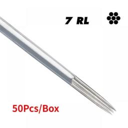 50Pc/Box Disposable Sterile Tattoo Needles Set, Mixed Tattoo Needles 3RL,5RL,7RL