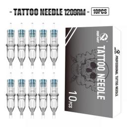 DQFART 10PCS MIX Tattoo Needle Cartridge RL RS M1 RM Tattoo Needle Adaptation Tattoo Machine Tattoo Tools Shading And Lines