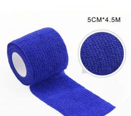 1pc 5cm*4.5m Grip Wrap Disposable Nonwoven Self Adhesive Elastic Bandage Finger Wrist Protection Tape Tattoo 18 Color