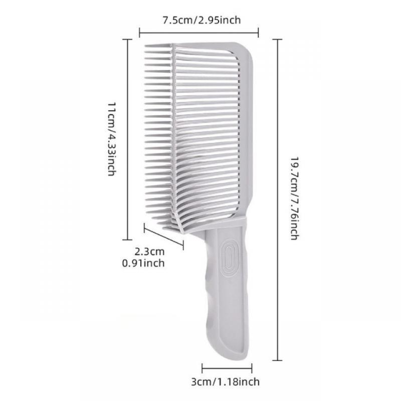 Barber Hair Cutting Positioning Comb Gradual Combs Clipper Blending Flat Top Hair Comb Men's Hair Comb Salon Styling Tools