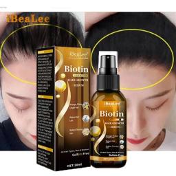 IBeaLee Hair Growth Products Biotin Fast Growing Hair Care Essential Oils Anti Hair Loss Spray Scalp Treatment For Men Women