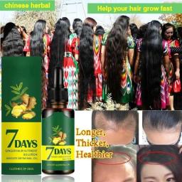 Natural Hair Growth Essence Oil Beauty Hair Growth Fluid Chinese Herbal Essence Oil Products For Hair Care