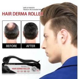 Natural Hair Beard Growth Derma Micro Dermaroller Hair Regrowth Anti Hair Loss Men Hair Growth Products