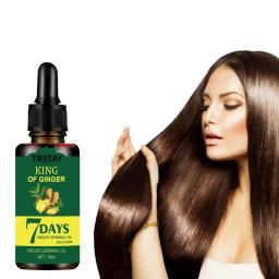 30ml Ginger Hair Care Essential Oil 7 Day Improves Scalp Environment Hair Loss Treatment Hair Growth Care Essence Oil TSLM1