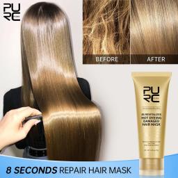 PURC 8 Seconds Hair Mask Professional Keratin Treatment Cream Smoothing Straightenig Soft Repair Damaged Frizz Hair Care Product