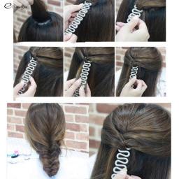 8 Colors Lady French Hair Braiding Tool Hair Twist Braider Easy To Use DIY Accessories Fashion Salon Women Braider Maker Tool