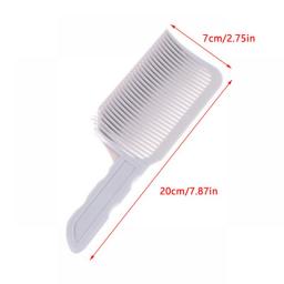 Professional Barber Clipper Hair Cutting Comb Men Adjustable Curved Flat Top Hair Clipper Fade Brush Salon Styling Tool
