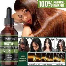 Biotin Hair Fast Growth Oil Regrowth Serum Hair Thinning Treatment Head Care Products Liquid Anti-Hair Loss For Women & Men
