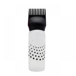 1PCS 120ML Hair Dye Applicator Bottles Plastic Dyeing Shampoo Bottle Oil Comb Brush Styling Tool Hair Coloring Hair Tools