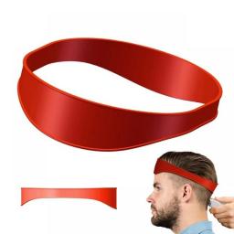 DIY Home Hair Trimming Home Haircuts Curved Headband Silicone Neckline Shaving Template Hair Cutting Guide Hair Styling Tools