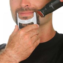 Hairbrush Symmetric Cut Salon Mustache Beard Styling Template Shaving Shave For Beard Shape Styling Tools