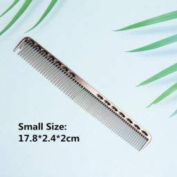 Aluminuml Metal Anti-static Hair Comb Pro Hairdressing Combs Hair Cutting Dying Hair Brush Barber Tools Salon Accessaries