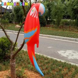Parrot Inflatable Toy Children Swimming Pool Beach Party Decor Toy Outdoor Supplies Water Inflated PVC Animal Balloons Bird Mode