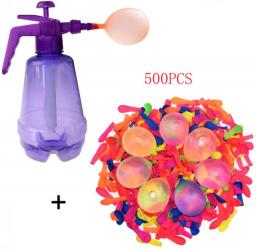 Water Balloons Pump 500pcs Balloons For Outdoor Activities Summer Sand Pool Water Toys Family Water Fight Games