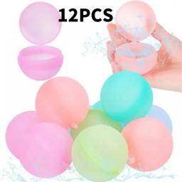 Water Balloons Reusable Refillable Water Balloon Quick Fill Self Sealing Water Bomb Splash Balls For Kids Swimming Fight Pool