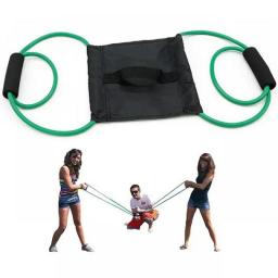 Outdoor Water Balloon Launcher Elastic 3 People Bomb Beach Durable Party Rope Slingshot Fight Toys Funny Heavy Duty Beach Toy