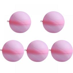 1/5Pcs Soft Silicone Water Bomb Balloons Reusable Gradient Color Water Balloons Pool Beach Water Toys Kids Outdoor Summer Toys