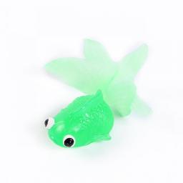 1PC Soft Rubber Gold Fish Baby Bath Toys For Children Simulation Goldfish Water Play Toys Toddler Fun Swimming Beach Games Gifts