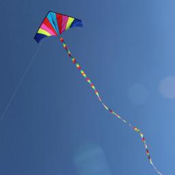 10 Meters Rainbow Bar Kite Tail For Delta Kite Stunt Kite Kids Kite Accessories Toys Colorful Children Outdoor Fun Sports Toys