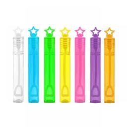 1/7Pcs Colorful Empty Bubble Soap Bottle Wedding Gifts For Guests Birthday Party Decor Star Love Heart Wand Bubble Tube Kids Toy