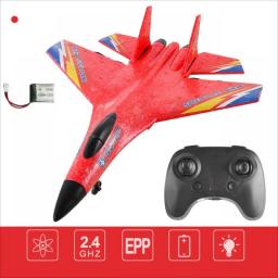 RC Plane Epp 2.4G 2.5 Channel Glider Radio Control Foam Aircraft Led Lighting Six Axis Gyroscope Fighter Flight Toy For Children