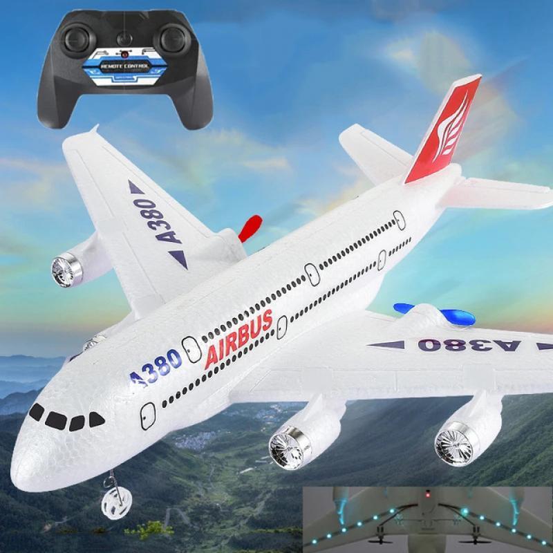 Airbus A380 RC Airplane Drone Toy Remote Control Plane 2.4G Fixed Wing Plane Outdoor Aircraft Model for Children Boy Aldult Gift