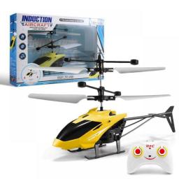 Parkten Electric RC Flying Helicopte Kid's Flight Plane Infrared Induction Aircraft Remote Control Toys LED Light Outdoor Toys