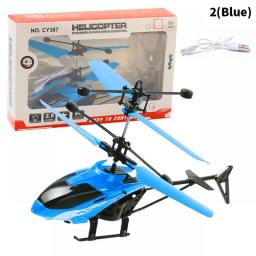 HOT! 1pc Two-Channel Suspension RC Helicopter Toy Remote Control Aircraft Charging Light LED Aircraft Toy For Children