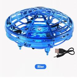 Mini UFO Helicopter With Light Hand Sensing Induction Quadcopter Avoiding Obstacle Electric Drones Gifts Toys For Boys Girls