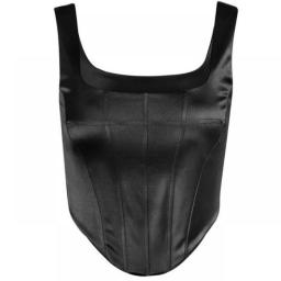 Bustier Crop Top Women Sleeveless Sexy Corset Vintage Sweet Sexy Tank Top Corset Tops To Wear Out Backless Women Sexy