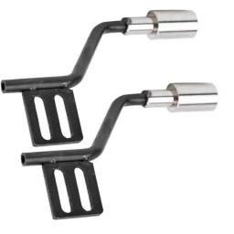 1 Pair Metal RC Car Simulation Decoration Exhaust Pipe Accessories For Scx10 For Traxxas Trx4 1/10 RC Car