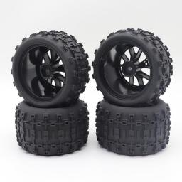 Skidproof Rubber Wheel Tyre Wear-resistant Off-road Vehicle Tire Upgarde Parts For Smax 1625 1635 Wltoys 144001 124018 HBX16889