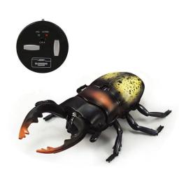 Electric Simulation Beetle Toy With Remote Control Battery Powered Realistic Insect Toy Novelty Birthday Gift For Kids RC Animal