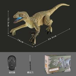 Electric Walking Remote Controlled Spray Dinosaur Robot RC Toys Simulated Walking Swing Remote Control With Light  For Kids